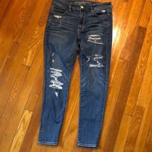 American Eagle distressed jeans